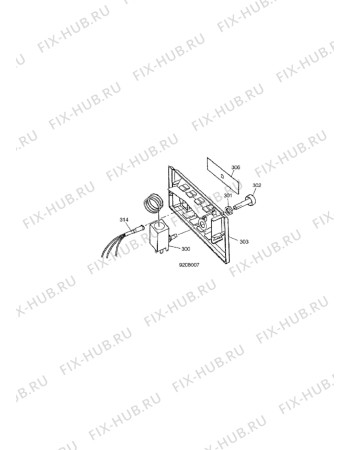 Взрыв-схема холодильника Electrolux EC2209N - Схема узла Electrical equipment 268